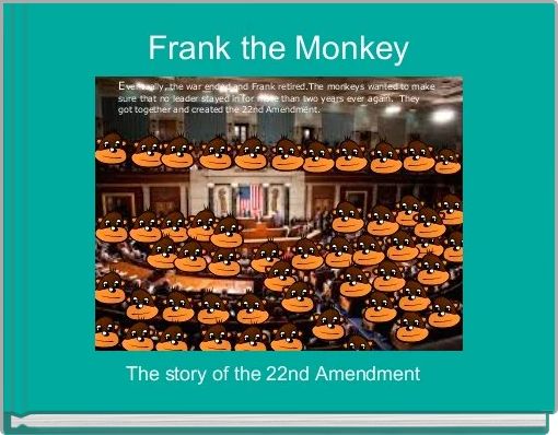 Front cover of 'Frank the Monkey' 