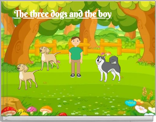 The three dogs and the boy