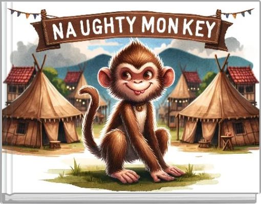 Book Cover for: NAUGHTY MONKEY