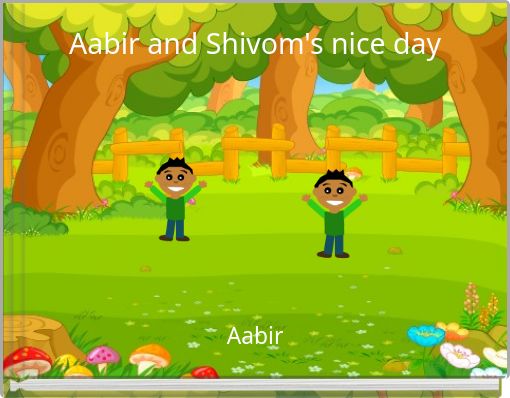 Front cover of 'Aabir and Shivom's nice day' 