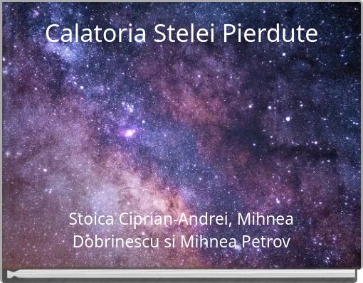 Calatoria Stelei Pierdute