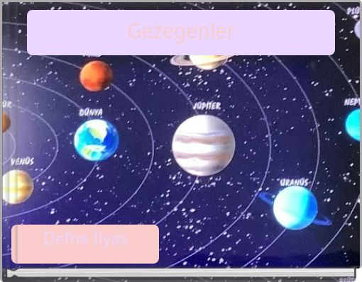 Front cover of 'Gezegenler' 