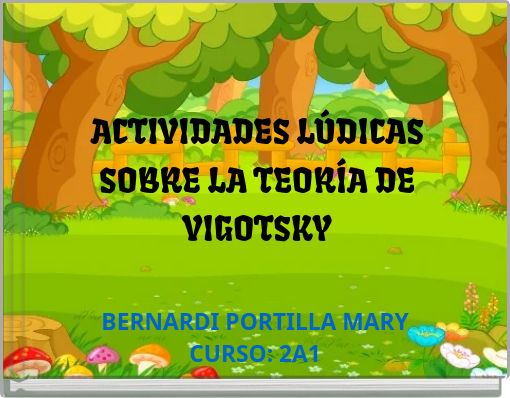 ACTIVIDADES L&Uacute;DICAS SOBRE LA TEOR&Iacute;A DE VIGOTSKY