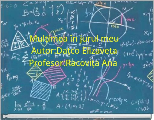 Book Cover for: Mulțimea în jurul meu Autor:Dațco Elizaveta Profesor:Racovița Ana