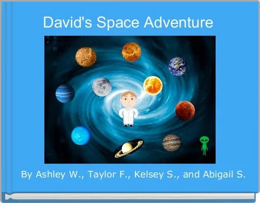 Front cover of 'David's Space Adventure ' 