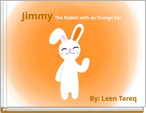 Jimmy The Rabbit with an Orange Ear