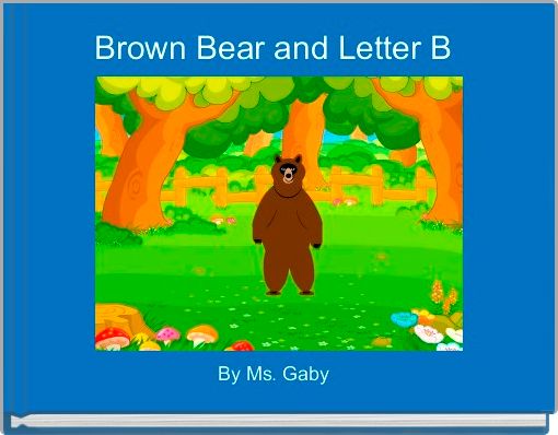 Brown Bear and Letter B  