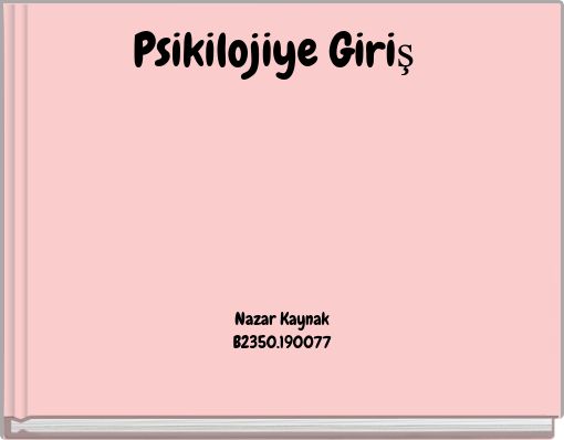 Psikilojiye Giriş
