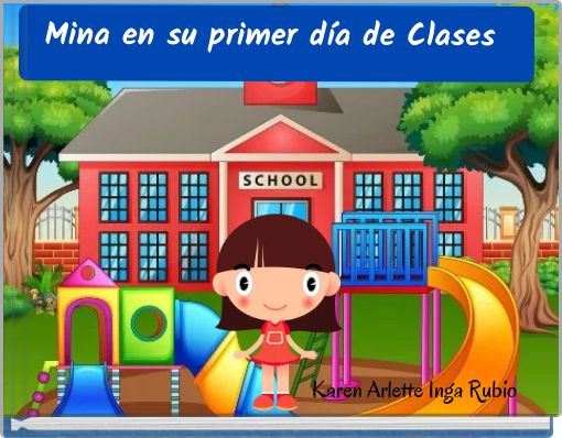 Mina en su primer día de Clases