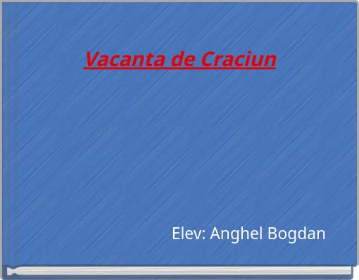 Vacanta de Craciun