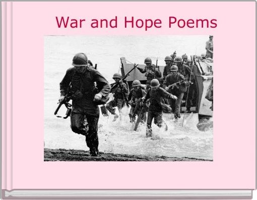 Front cover of '   War and Hope Poems' 