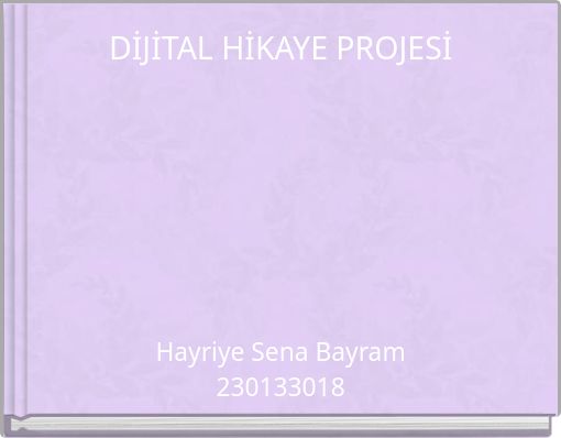 DİJİTAL HİKAYE PROJESİ