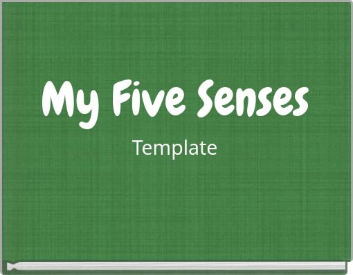 My Five Senses Template