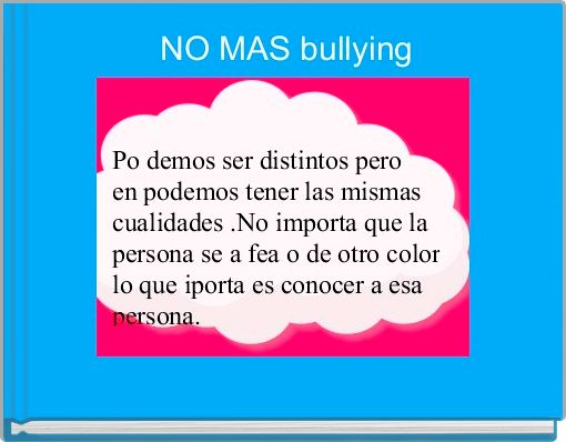  NO MAS bullying