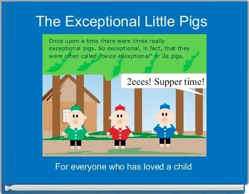 Front cover of 'The Exceptional Little Pigs ' 