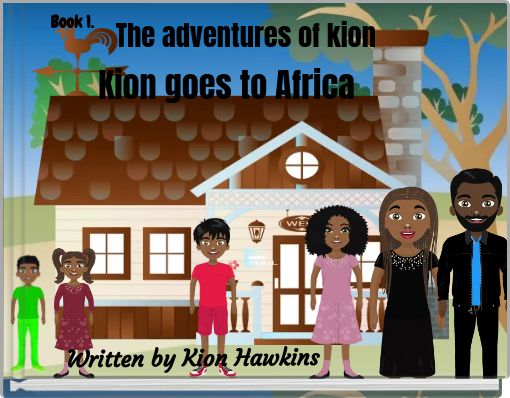 Front cover of 'Kion goes to Africa' 