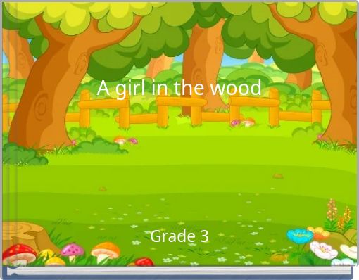 A girl in the wood