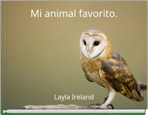 Mi animal favorito.