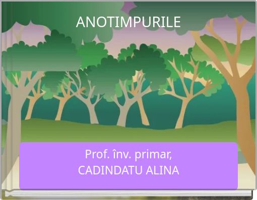 Front cover of 'ANOTIMPURILE' 