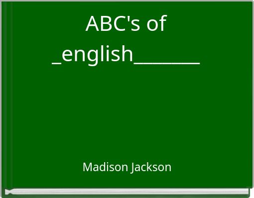 ABC's of _english_______