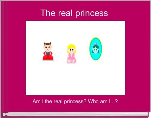 Front cover of 'The real princess ' 