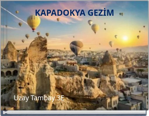 Front cover of 'KAPADOKYA GEZİM' 