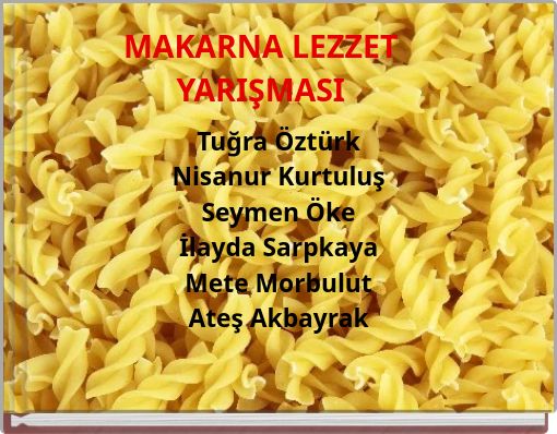 MAKARNA LEZZET YARIŞMASI