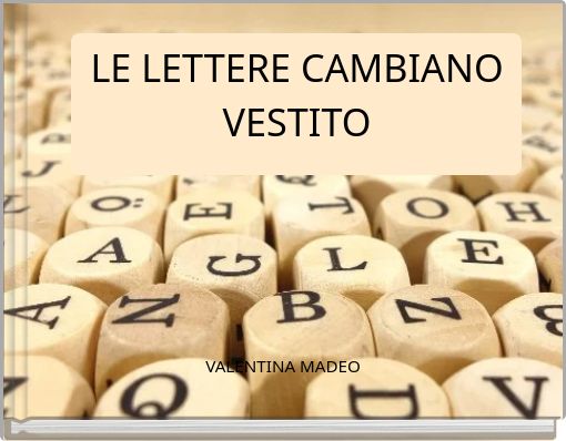 LE LETTERE CAMBIANO VESTITO