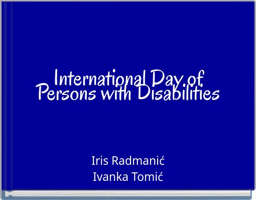 International Day of Persons with Disabilities