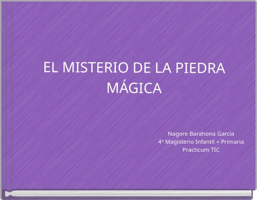 Front cover of 'EL MISTERIO DE LA PIEDRA MÁGICA' 