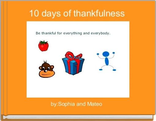 Book Cover for: 10 days of thankfulness 