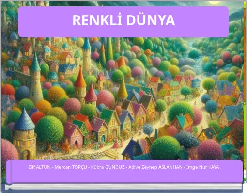 Front cover of 'RENKLİ DÜNYA' 