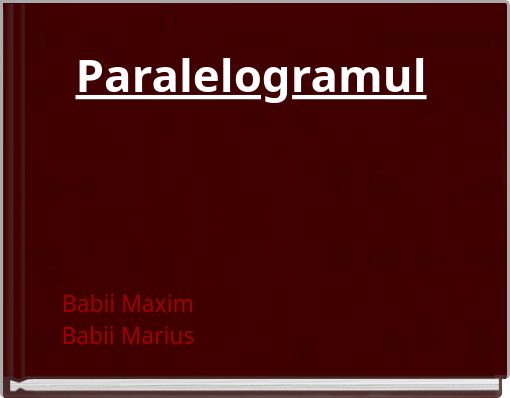 Paralelogramul