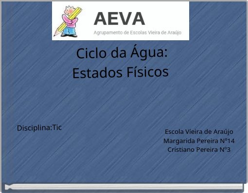 Ciclo da Água: Estados Físicos Disciplina:Tic