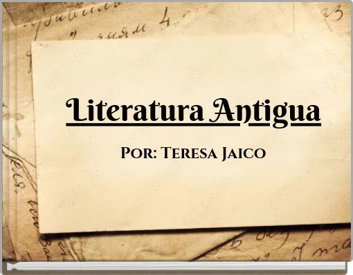 Literatura Antigua