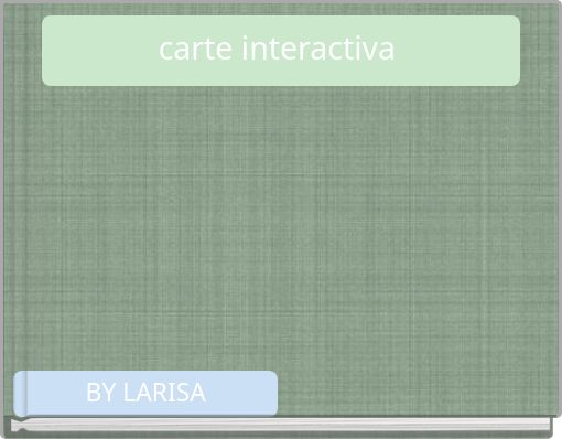 Front cover of 'carte interactiva' 