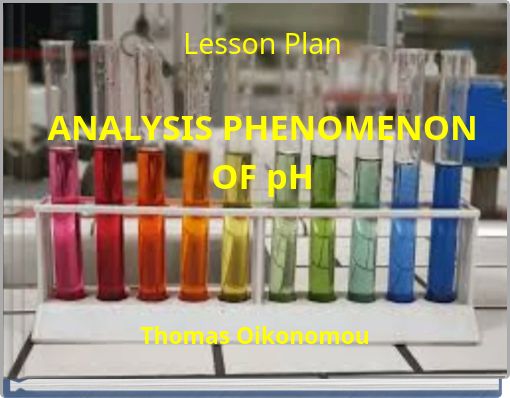 Lesson Plan ANALYSIS PHENOMENON OF pH