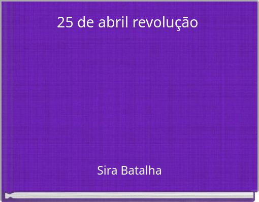 25 de abril revolução