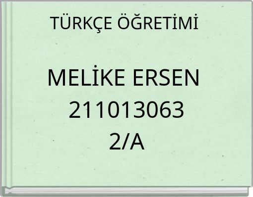 TÜRKÇE ÖĞRETİMİ