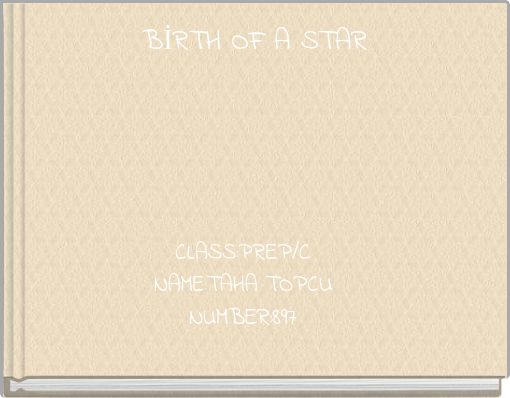 Front cover of 'BİRTH OF A STAR' 