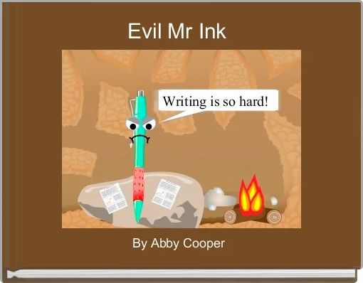 Front cover of 'Evil Mr Ink ' 