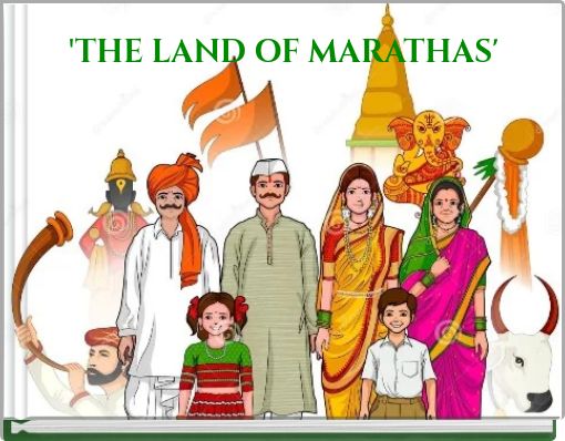Front cover of ''THE LAND OF MARATHAS'' 
