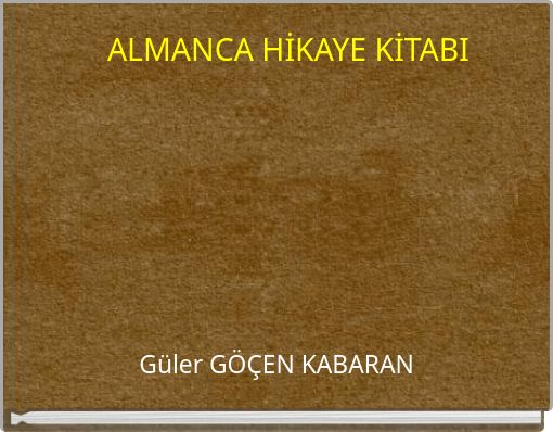 ALMANCA HİKAYE KİTABI