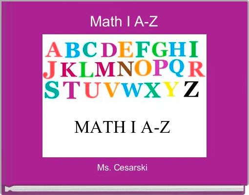 Math I A-Z