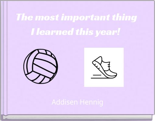 The most important thing I learned this year!