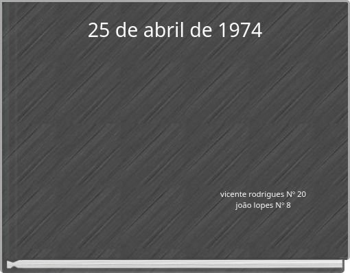 25 de abril de 1974