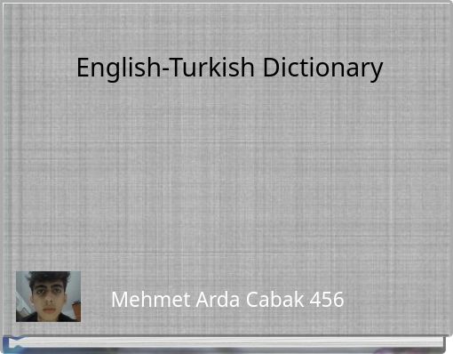 English-Turkish Dictionary
