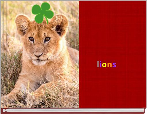 Front cover of 'lions' 