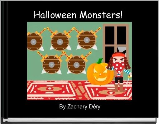 Front cover of 'Halloween Monsters! ' 