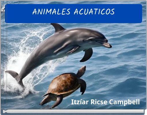 Front cover of 'ANIMALES ACUATICOS' 
